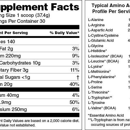 swiig - Wholesale Protein/Superfood Powder - Organic Ancient Grains Plant Protein, Vegan, Vanilla