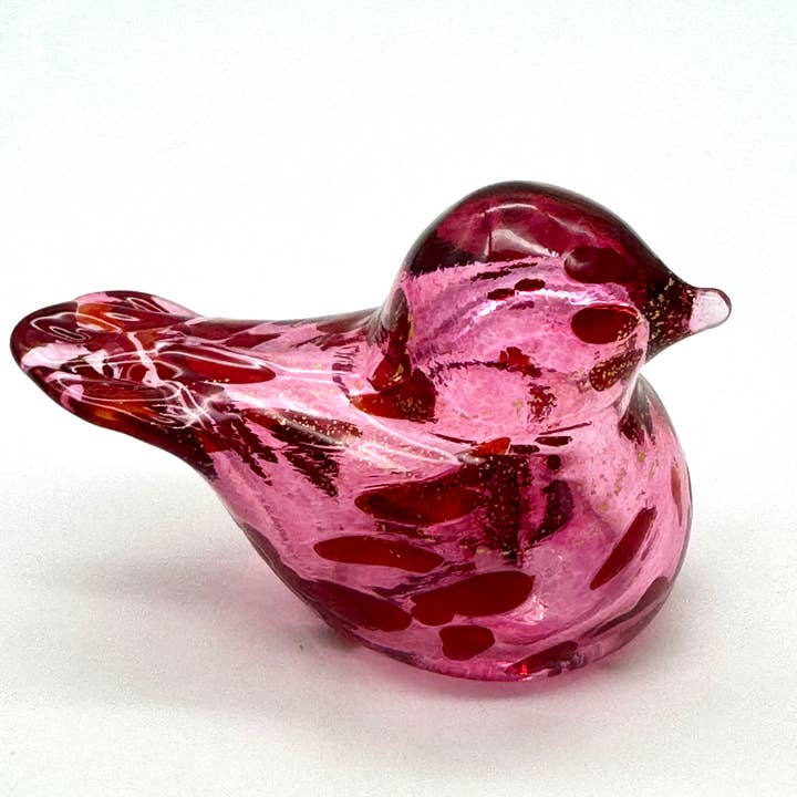 Alice Sturzinger LLC - Venta al por mayor Figura decorativa - Figurita de Cristal Soplado Pajarito de Inspiración -12 Opciones de Color12