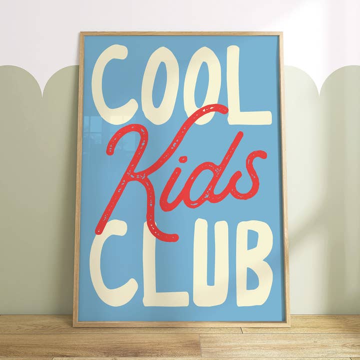 Cool Kids Club Print for engroshandel hos HollieGraphik