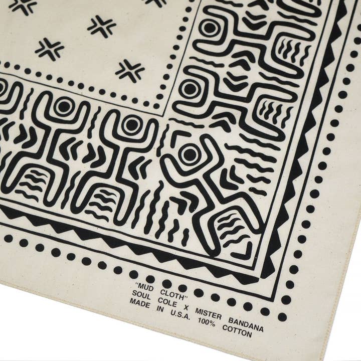 Mister Bandana - Wholesale Bandana - Unisex - Mud Cloth3