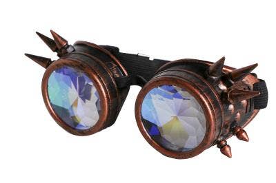 Western Fashion – Großhandel Sonnenbrille – Damen – 68747 - Steampunk-Kaleidoskop-Brille - Psychedelic14