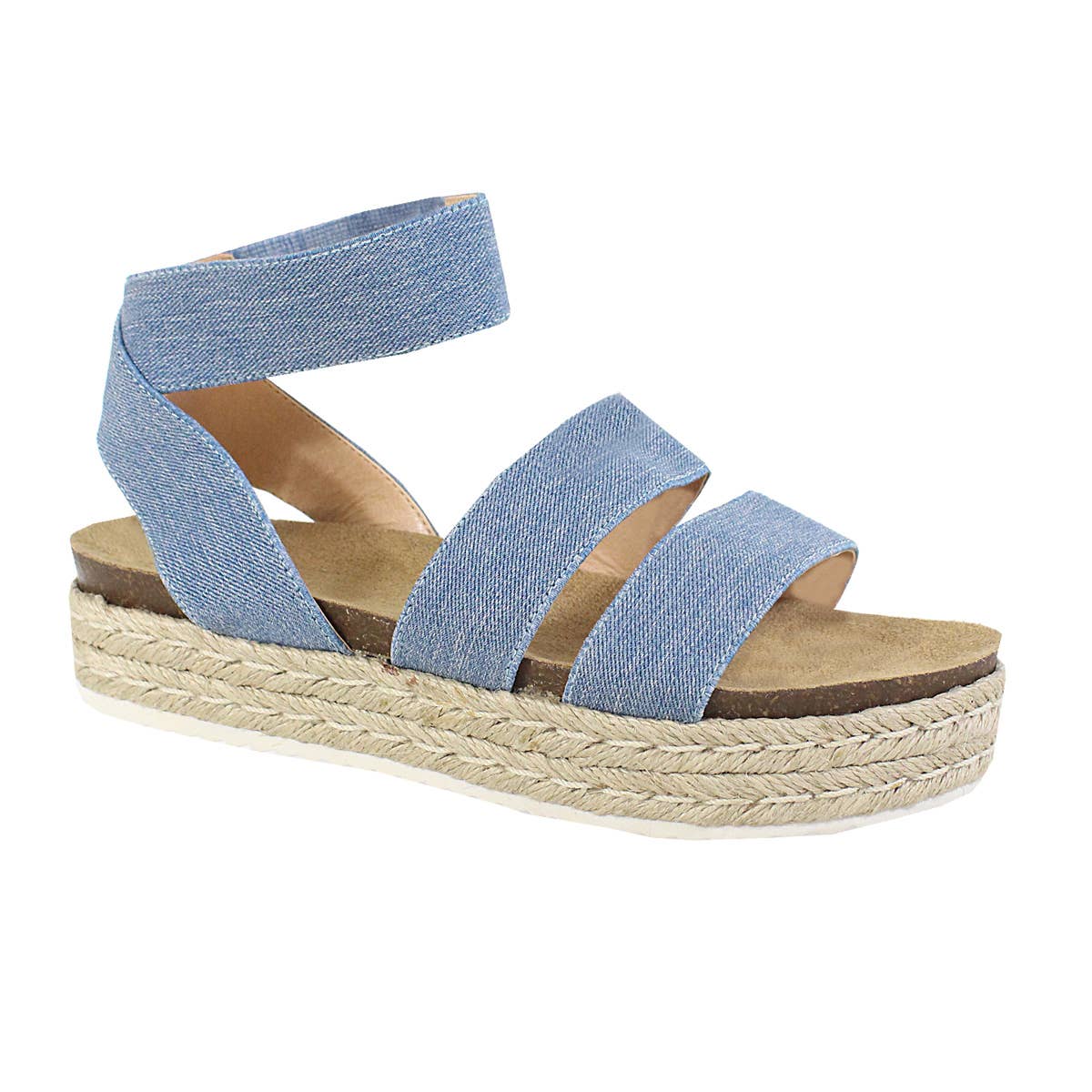 Yoki Fashion - Wholesale Sandals - Women's - Women's Open Toe Elastic Espadrille Platform Sandal3