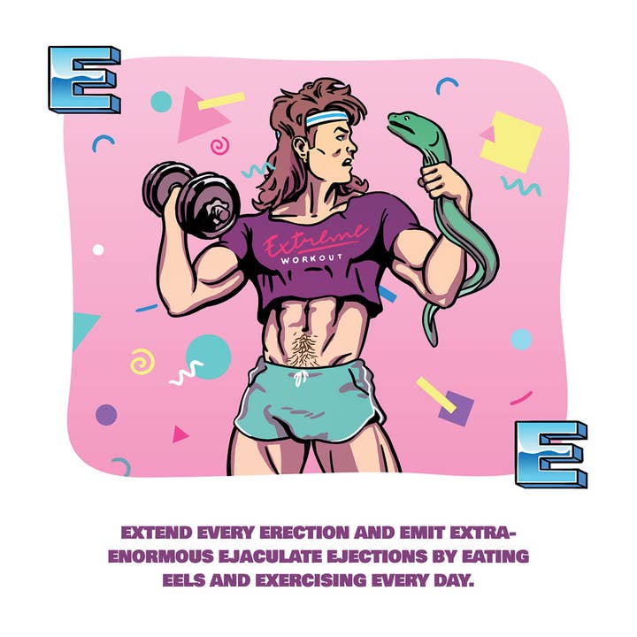 Pink Blue Black X-Rated Alphabet Adult Storybook, STR-003 for wholesale on Faire
