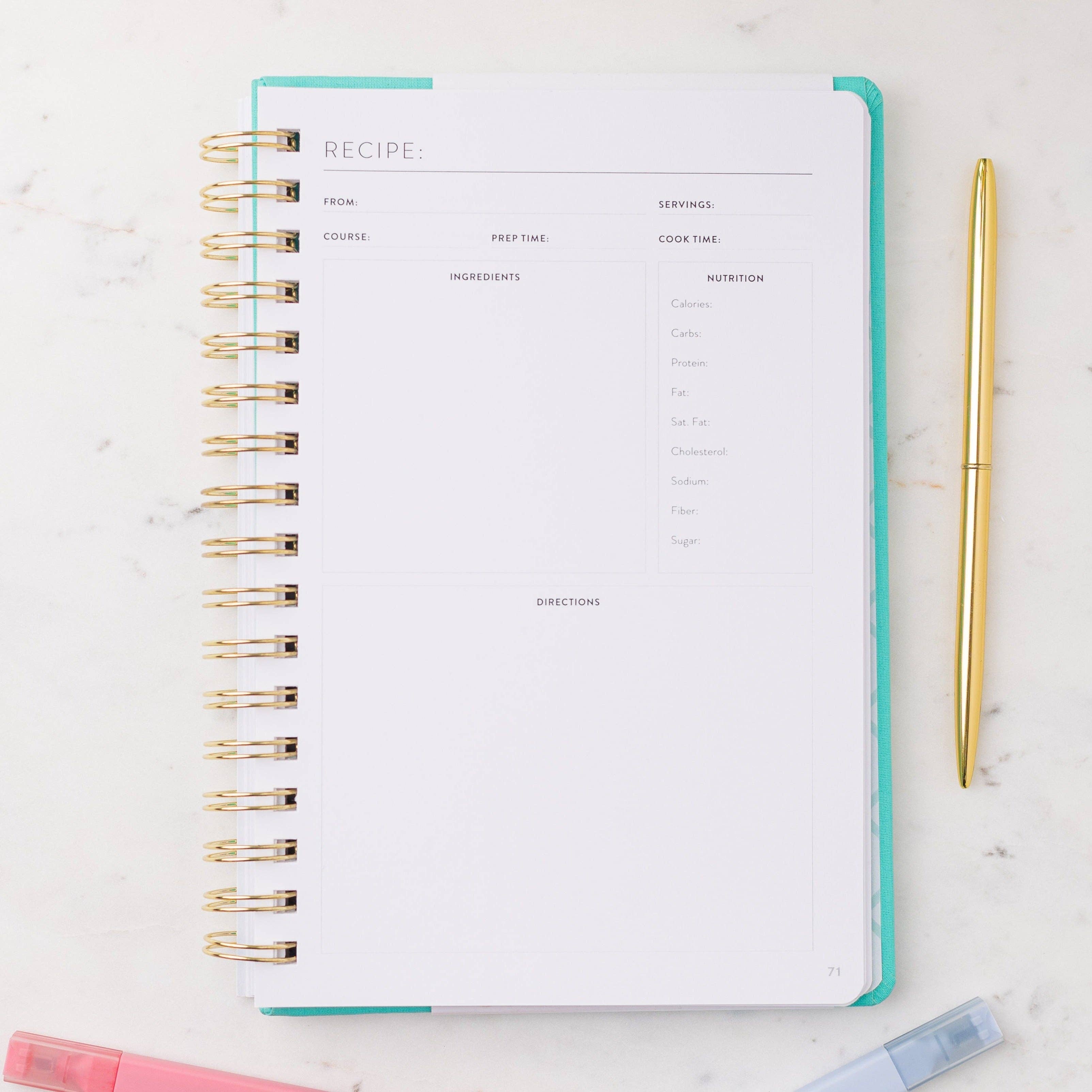 The Daily Grace Co - Vente Journal intime - Journal de planification des repas7