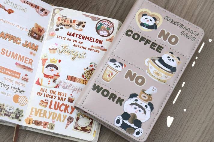 MIC & MIM Premium Paper Shop - Wholesale Journal/Diary - Meatball | Diary Undated Coffee Series2