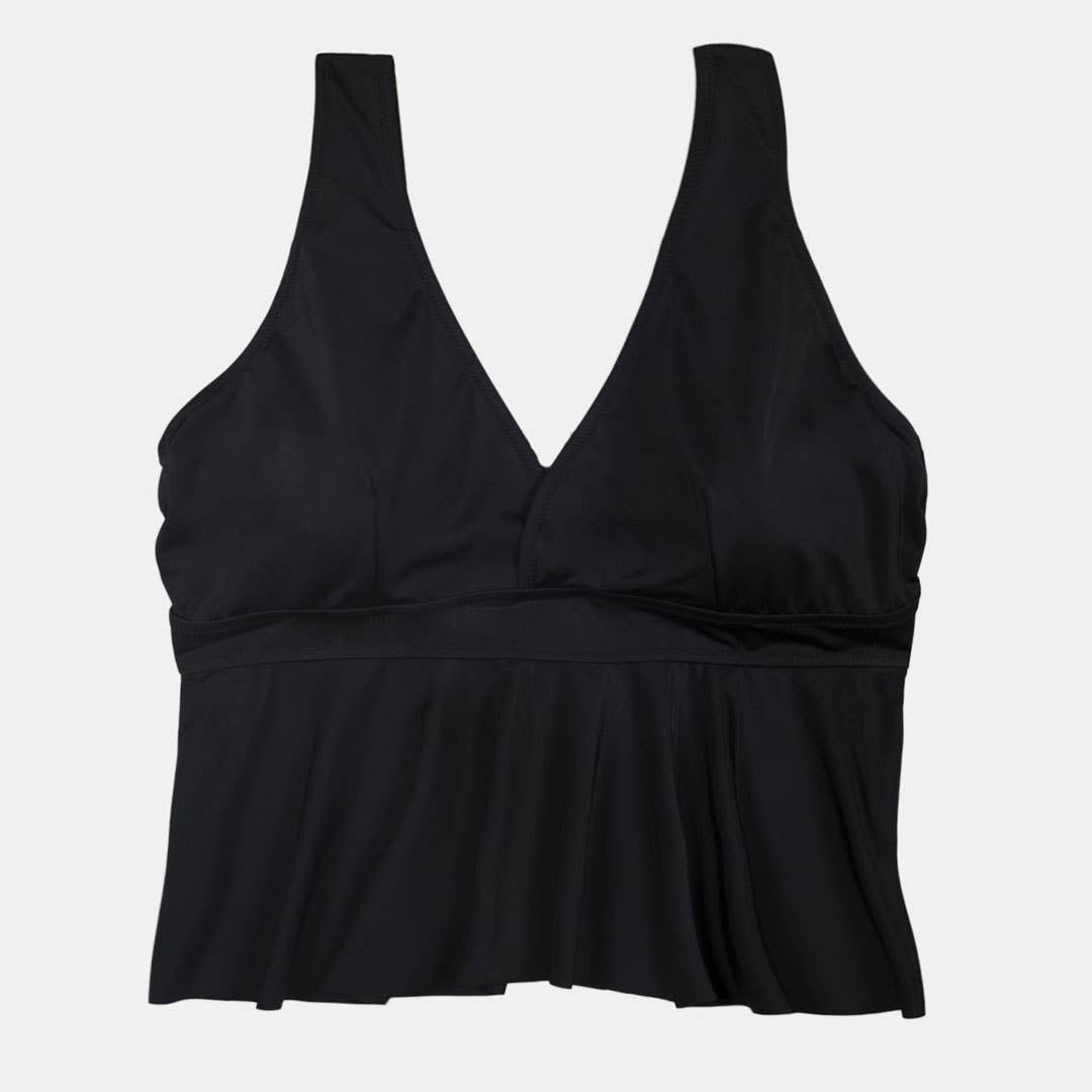 Rock Club - Wholesale Swim Top - Women's - Plus Size Tankini Swimwear Top0