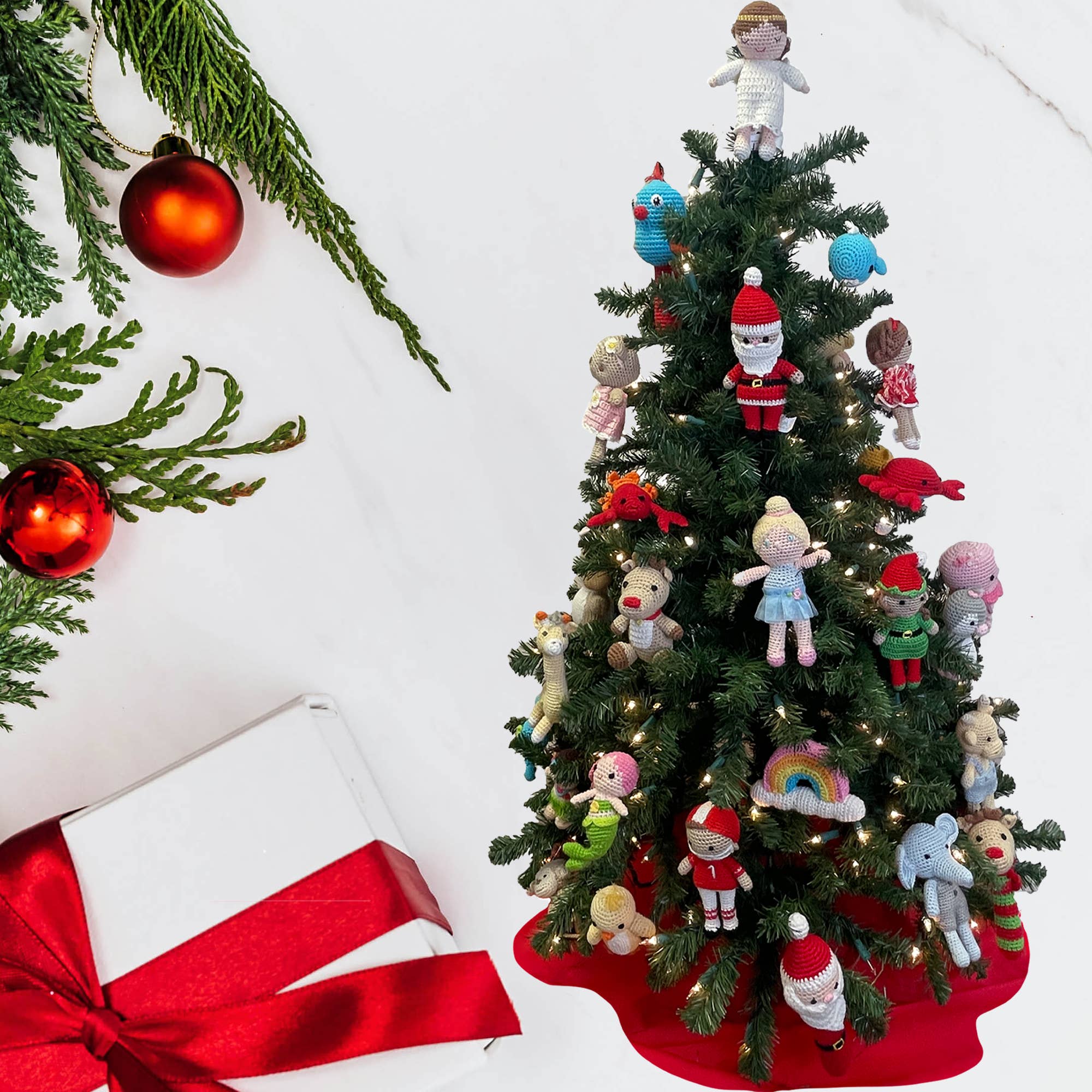 Petit Ami & Zubels - Wholesale Rammelaar - Baby - Handgehaakte rammelaars met krabben - 2 kleuren3