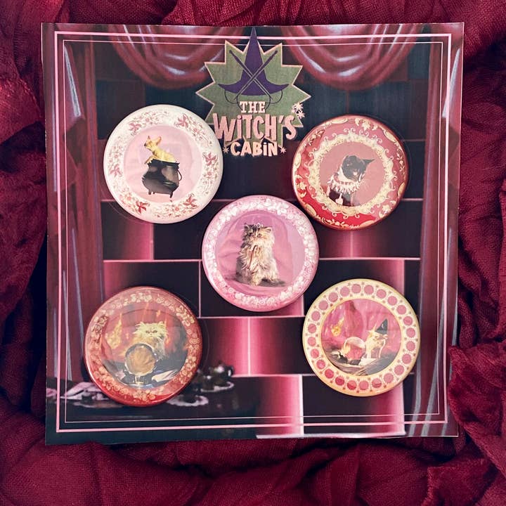 The Witch's Cabin – Großhandel Anstecker/Button – Dolores Umbridge Harry Potter Inspirierte Katzenabzeichen