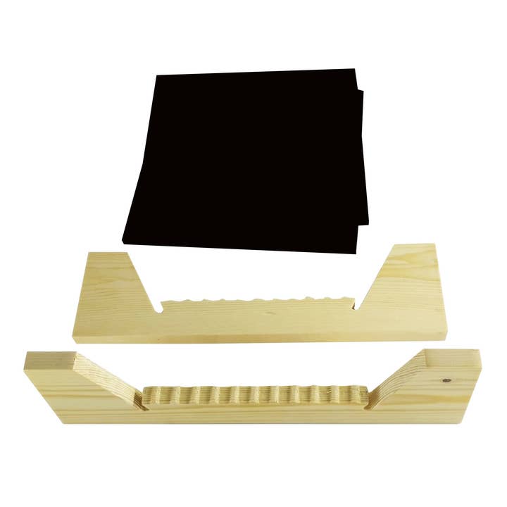 FIXTUREDISPLAYS - Wholesale Retailer Display Stand/Case - Vinyl Record Storage 25-Album Display Holder LP Organizer Tabletop LP Stand