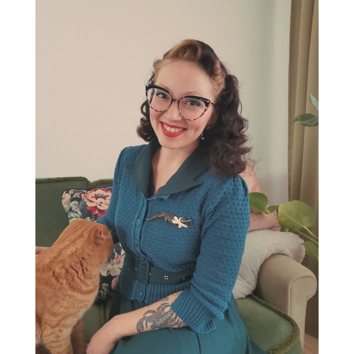 Mak – Engroshandel Cardigan - Dame – Mak 3/4-ærmet kort strikket cardigan med rund hals MK3514162