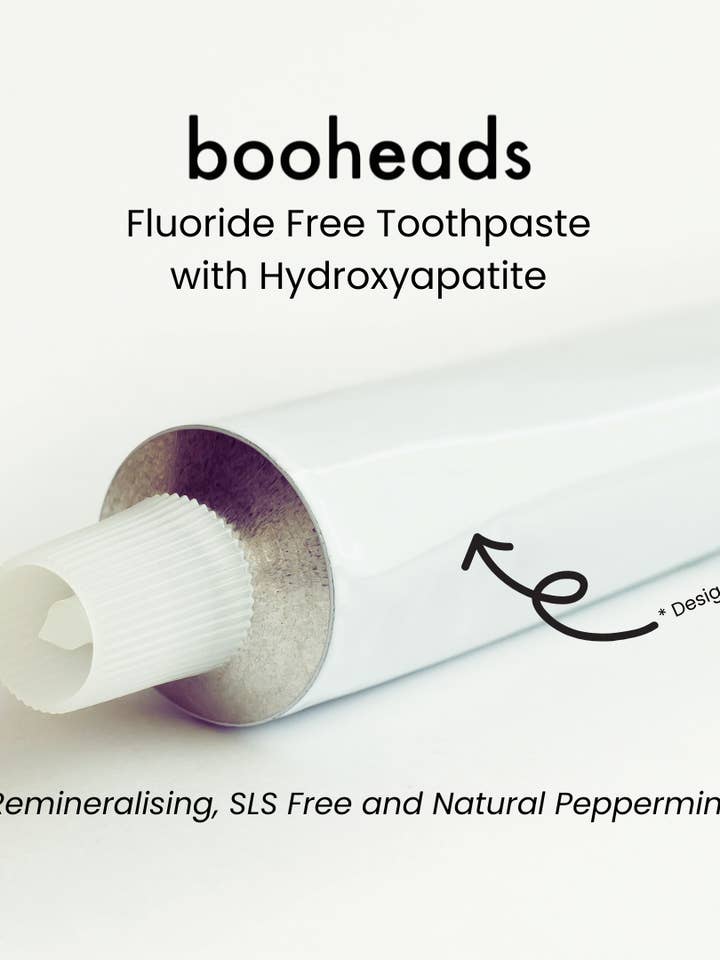 Fluoride Free Nano Hydroxyapatite Toothpaste. SLS Free and Natural Peppermint. Remineralizing, Sensitive, Whitening, Antiplaque. for wholesale by booheads