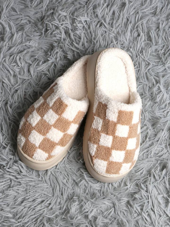 MiMi Wholesale - Wholesale Slippers - Women's - JCL6124 Super Lux Checker Platform Slippers14