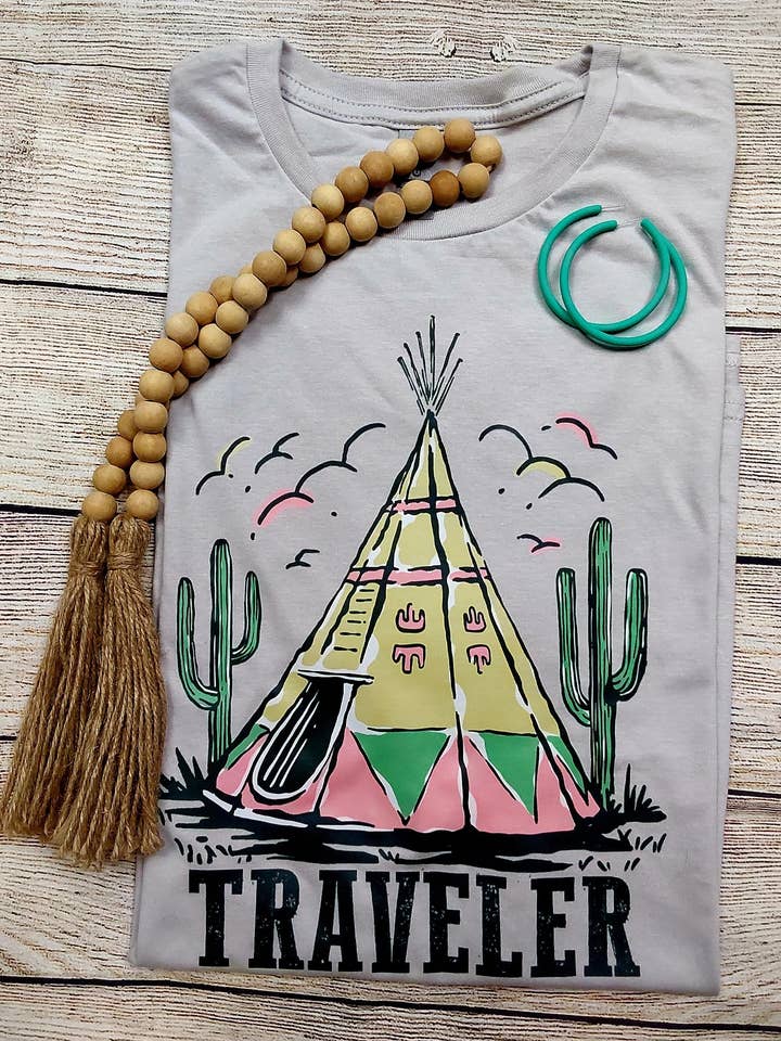 Traveller Tee für den Großhandel von Wanderlust Designs Wholesale