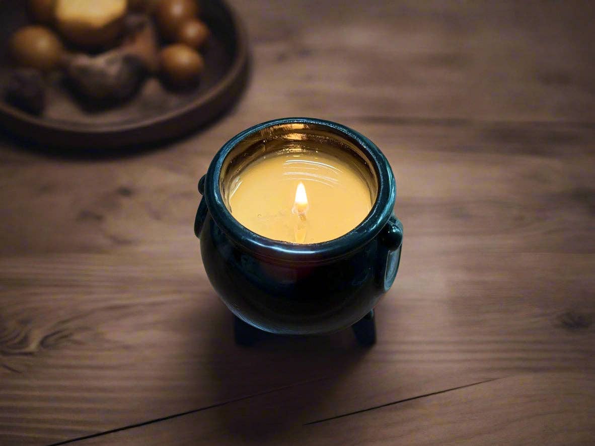 Midnight Embers Candle Co. - Wholesale Jar/Filled Candle - Witches Brew Cauldron Candle -Perfect Fall Halloween Candles1