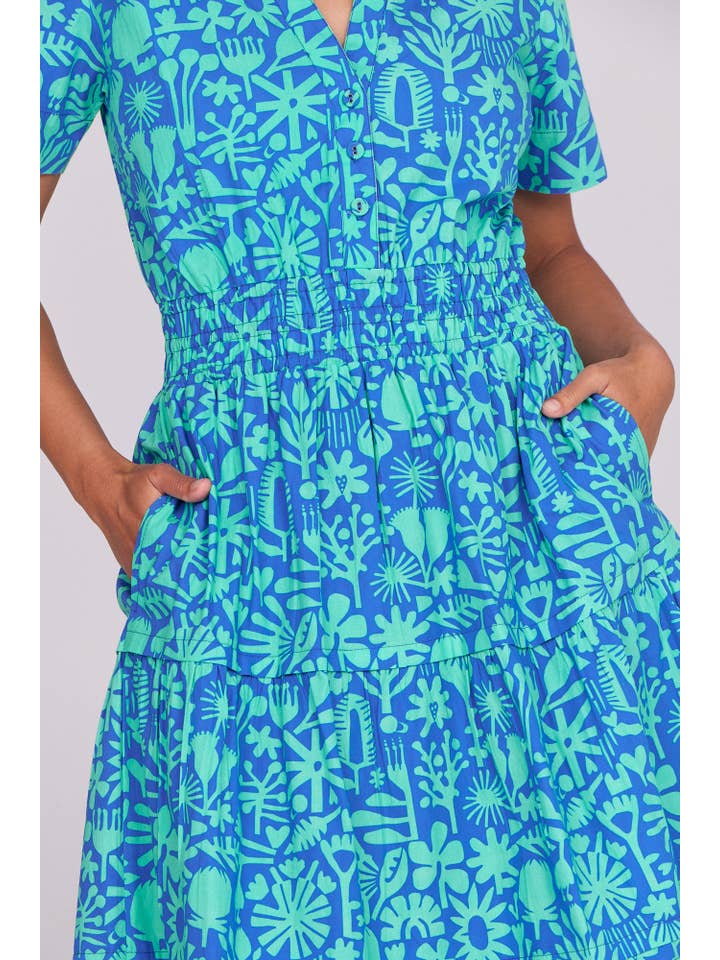 ella & sunday - Wholesale Dress - Women's - Otis Maxi Bush Bloom Ocean