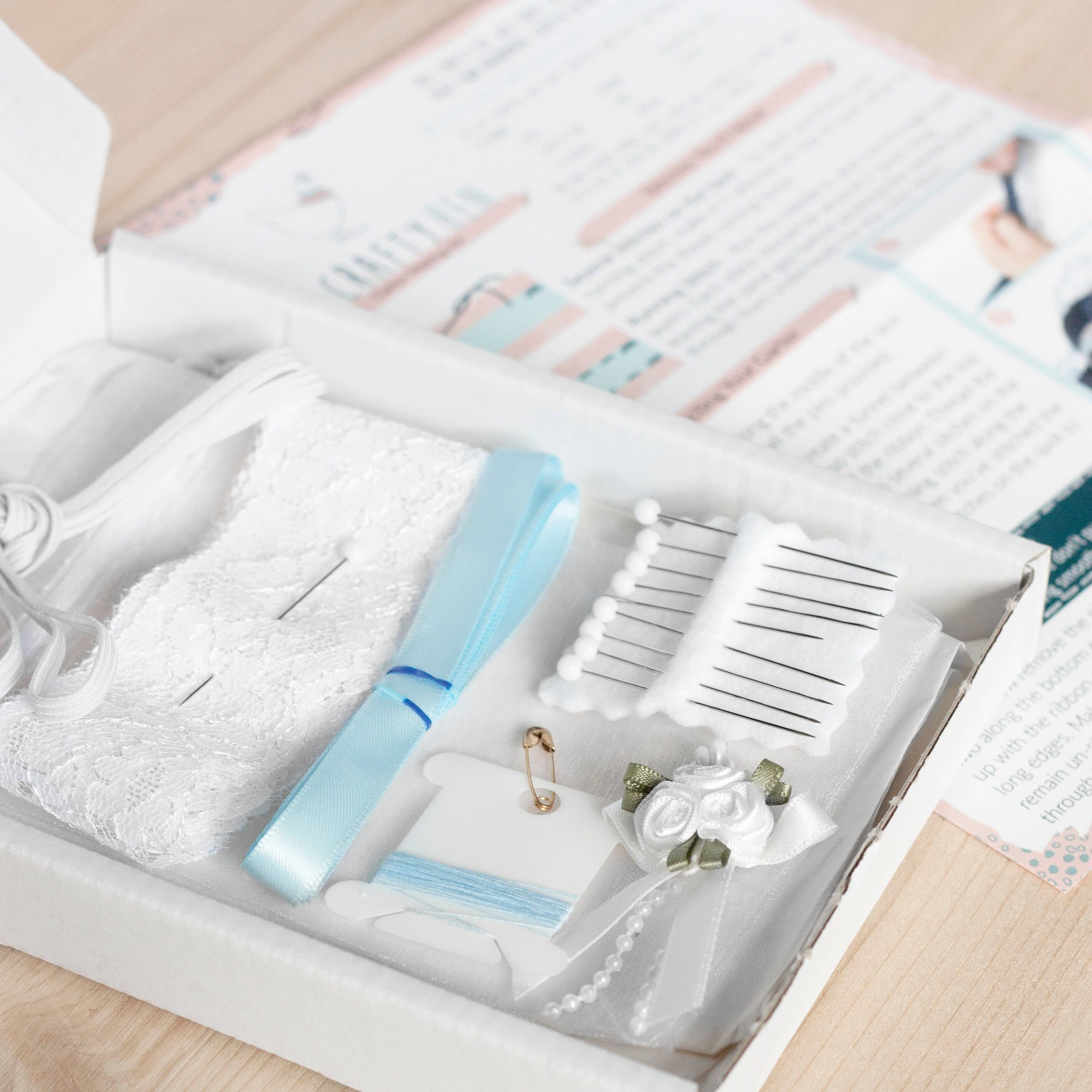 The Crafty Hen – wholesale DIY craft kit – Garter Making Craft Kit4