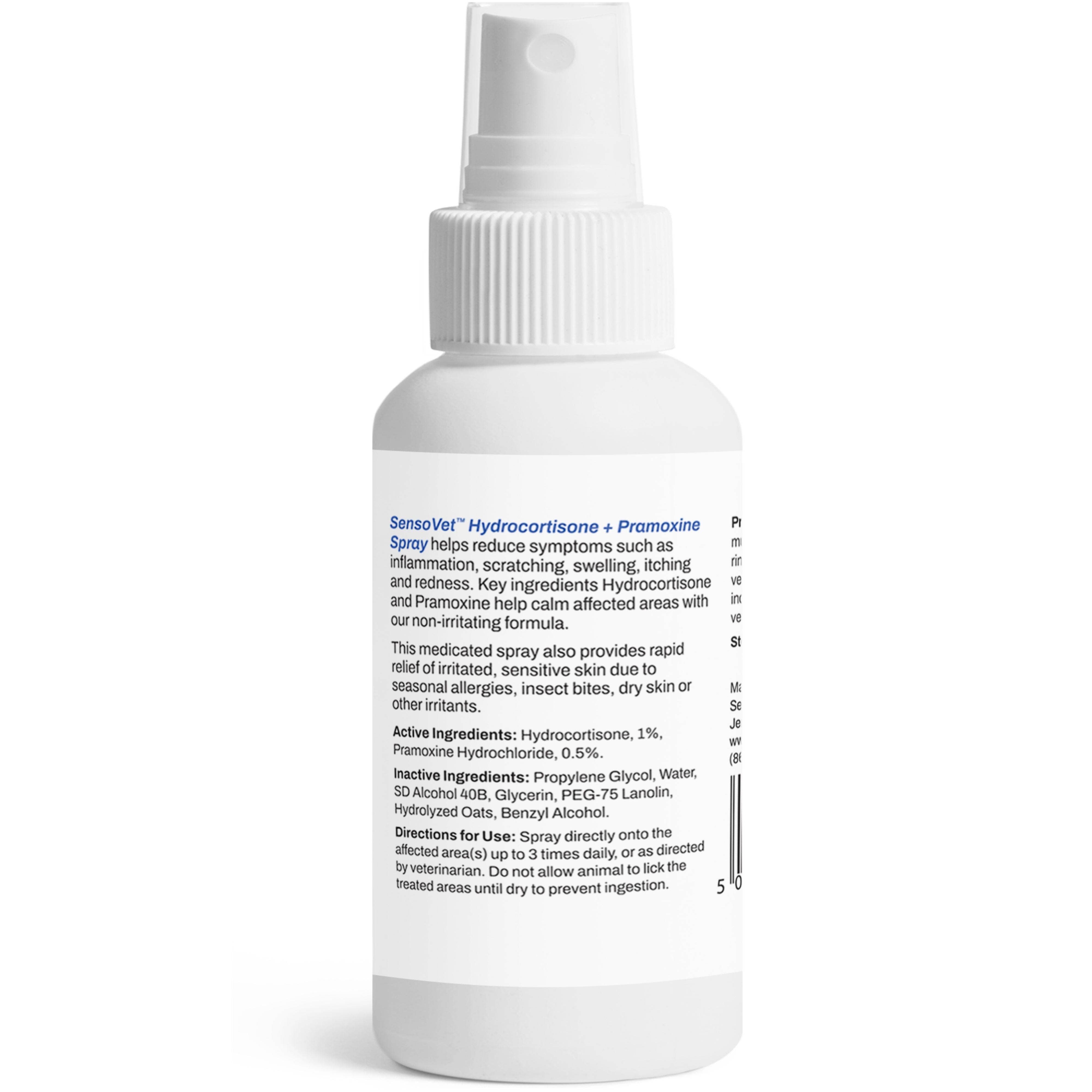 SensoVet - Wholesale Pet Spray - Cat/Dog - Hydrocortisone & Pramoxine Spray for Dogs & Cats - 4oz6