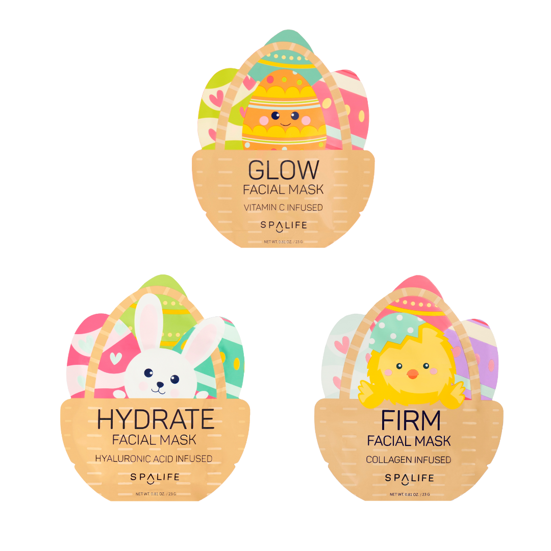 My Spa Life - Wholesale Skincare Face Mask - Spring & Easter Assorted skincare face masks -9 Pk0