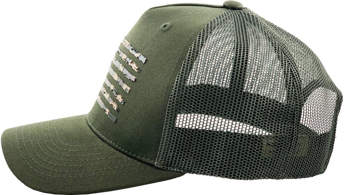 KBETHOS - Wholesale Trucker Hat - Unisex - FLAG UV PRINT MESH BACK BALLCAP32