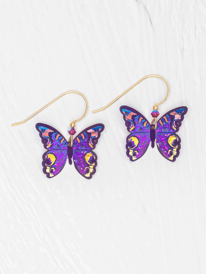 Mariposa Butterfly Earrings for wholesale by Holly Yashi