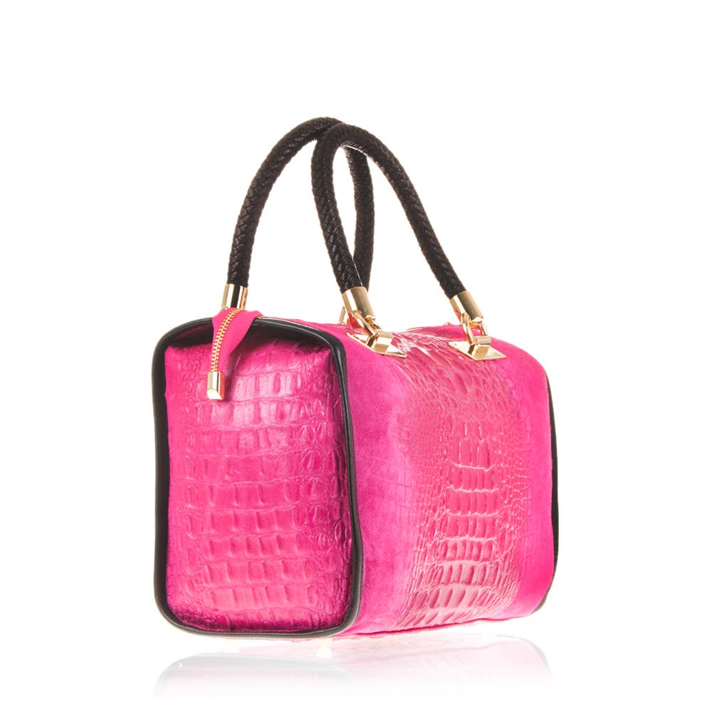 FIRENZE ARTEGIANI – Bolsa de ombro – Mulher por atacado – Sacola feminina Anacapri. Camurça de couro genuíno gravada18