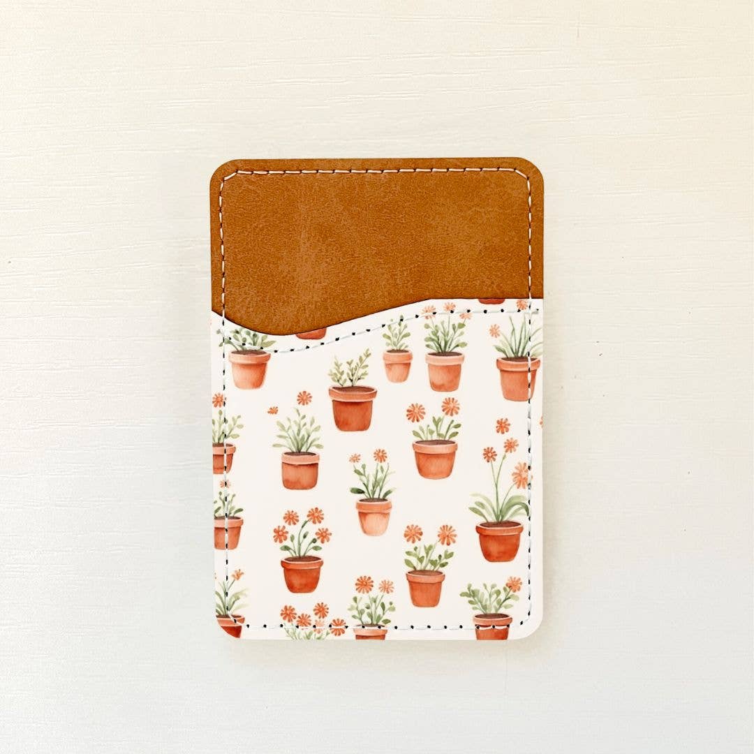 Olivia + Rose - Wholesale Card Holder - Women's - Neutral Florals Leather Card Holder (10 Options)9