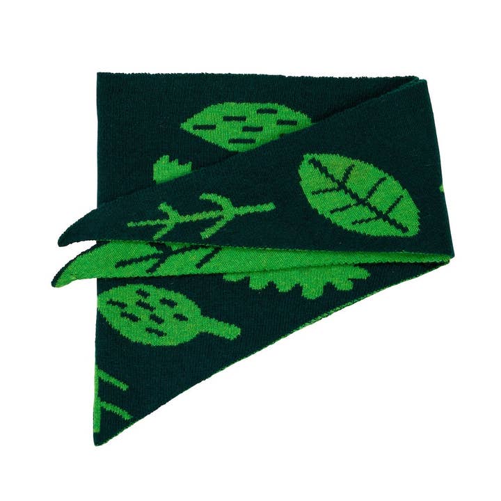 Donna Wilson – wholesale Scarf – Unisex – Green Sprig Neckerchief1