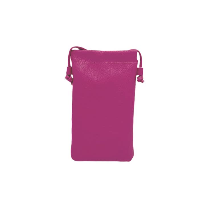 Suie Valentini srl - Wholesale Crossbody Bag - Women's - Genuine leather crossbody phone bag, Made in Italy, art. 1126286