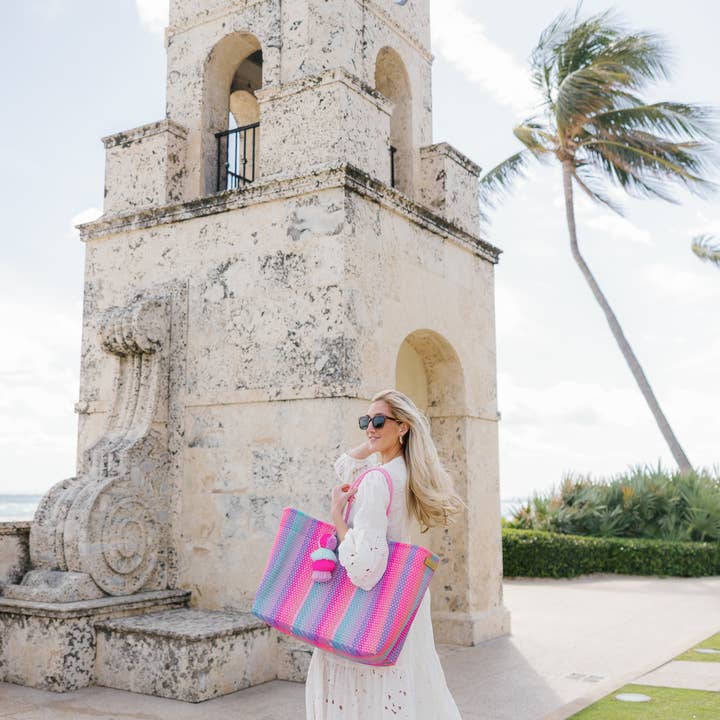 Squeeze De Citron - Wholesale Tote Bag - Women's - Rain Unicorn Swirl Citron Tote11