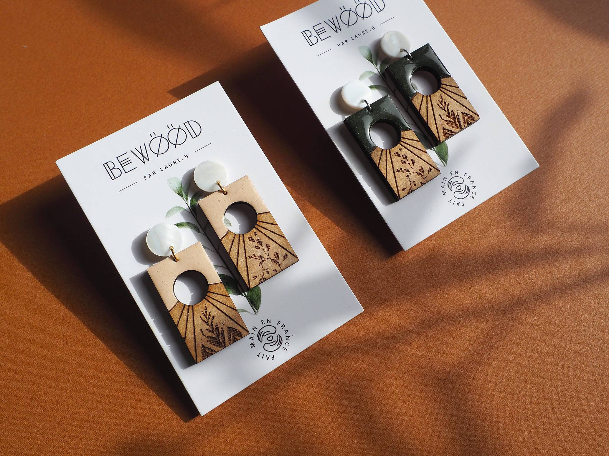 Bewood - Vente Boucles d'oreilles pendantes - Boucles D'Oreilles Carline3