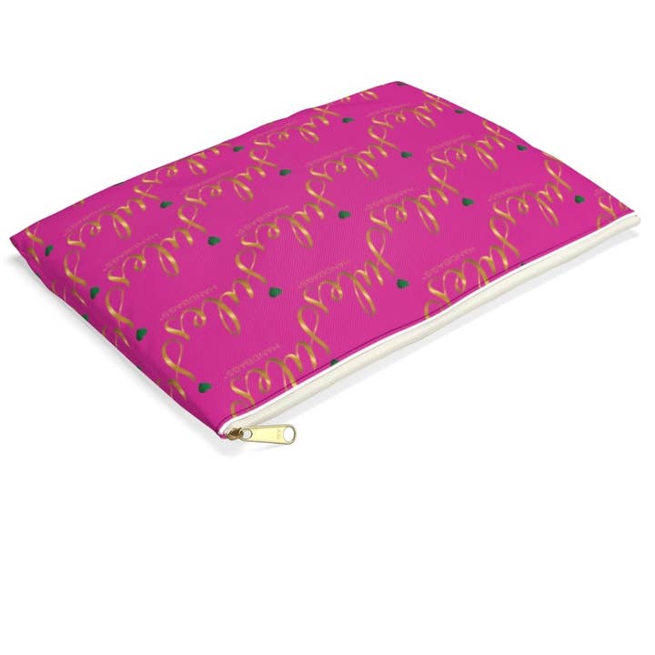 Shorely byJules Mini Beach Pouch in Rosa print for wholesale by Jules Handbags