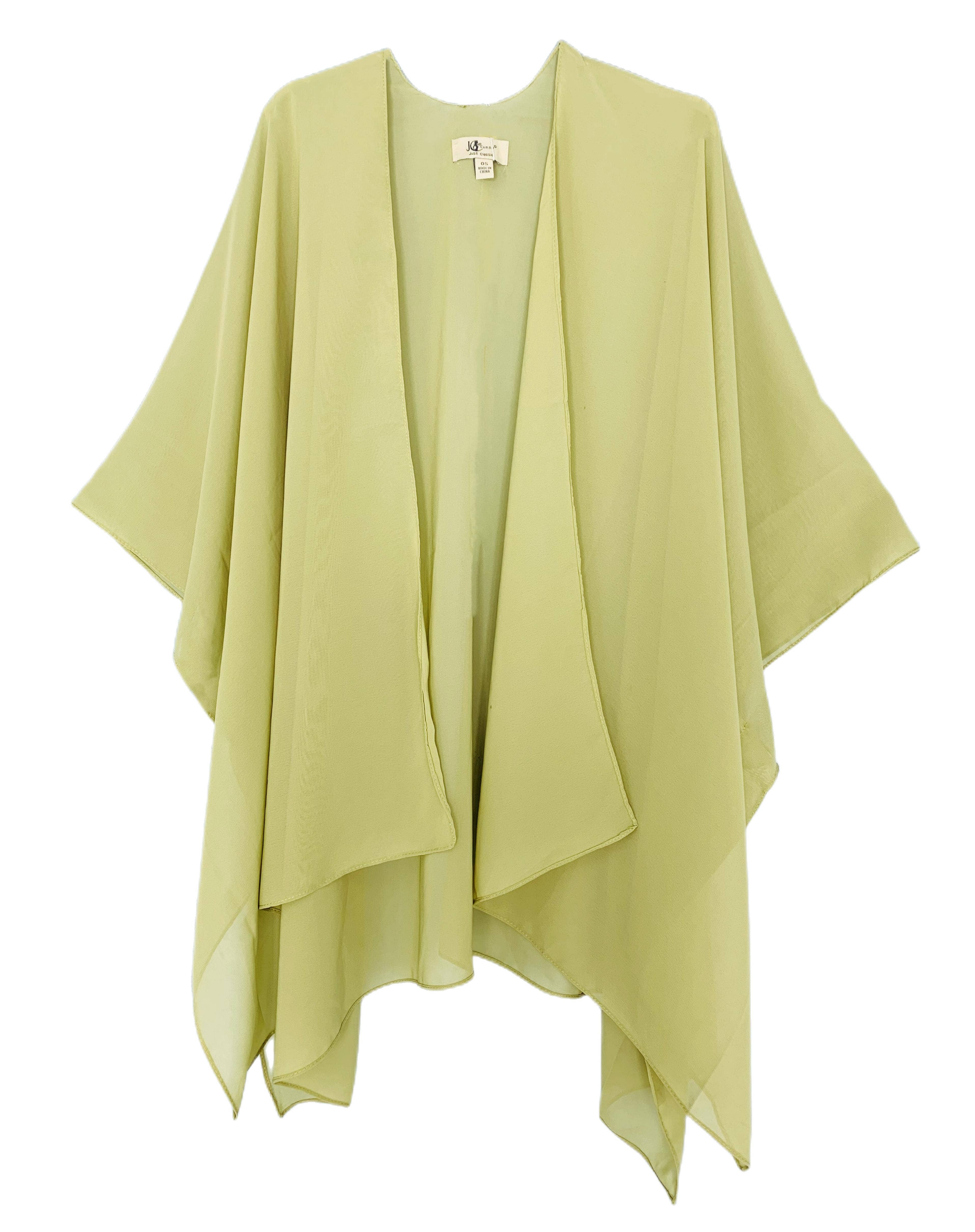 JC Sunny Fashion - Wholesale Kimono - Women's - 24 Colors--JC071034 Solid Color Lightweight Cover-Up/Kimono5