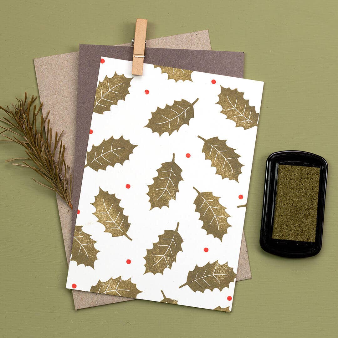 Perlenfischer - Wholesale Rubber/Decorative Stamp - 6x Ink Pads | Moss mini2