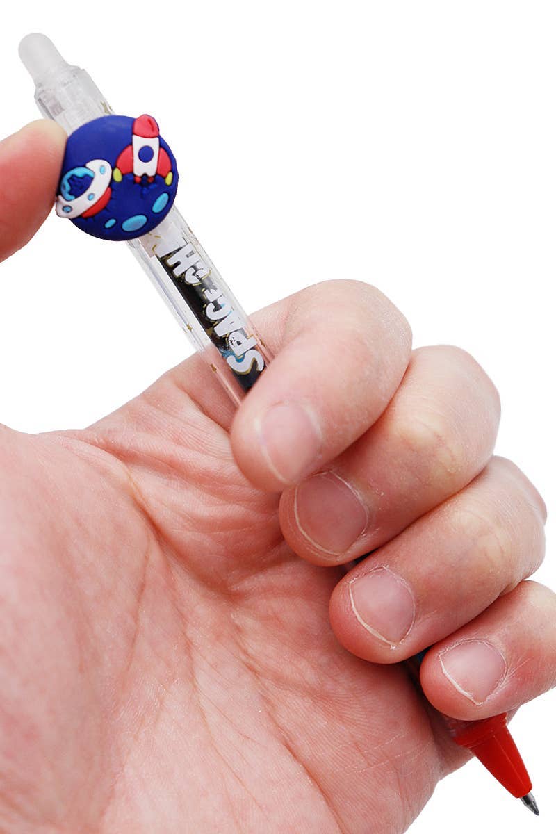 ASSORTED Outer Space Erasable 0.5 Mm Blue Ink Pen for wholesale on Faire2