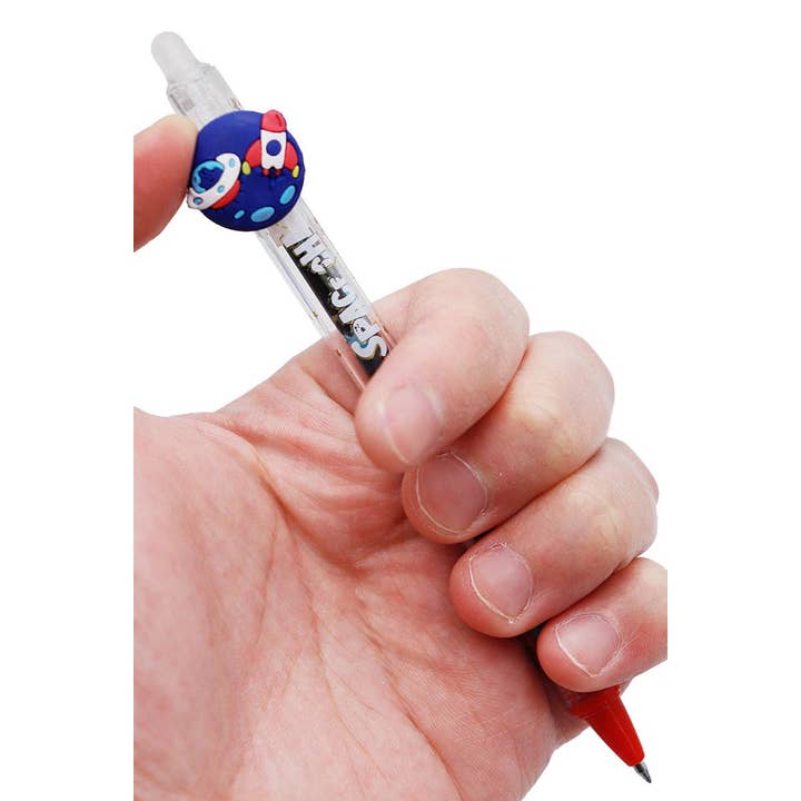 ASSORTED Outer Space Erasable 0.5 Mm Blue Ink Pen for wholesale on Faire2