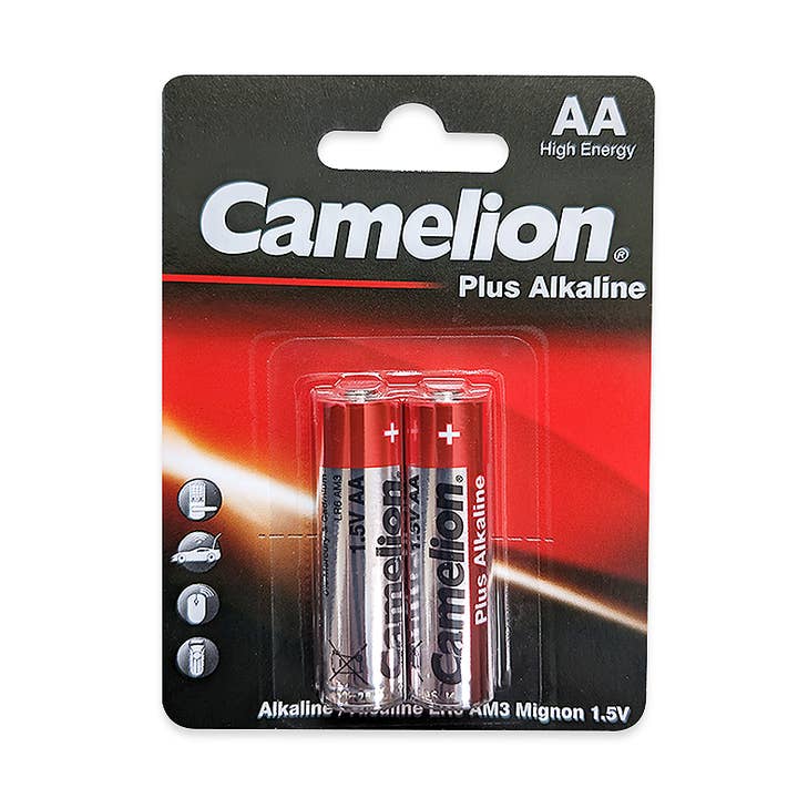 Camelion AA Alkaline Plus Blister Pack of 2 for wholesale by Camelion Battery