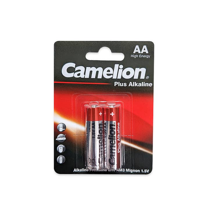 Camelion Battery - Wholesale Small/Handheld Appliance - Camelion AA Alkaline Plus Blister Pack of 2