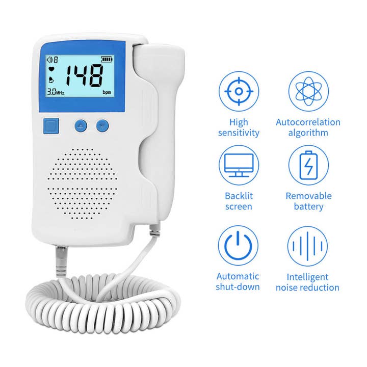 Vastmedic – wholesale Babymonitor – SpringBud FD-350B Fetal Doppler Hjärtslagsmätare1