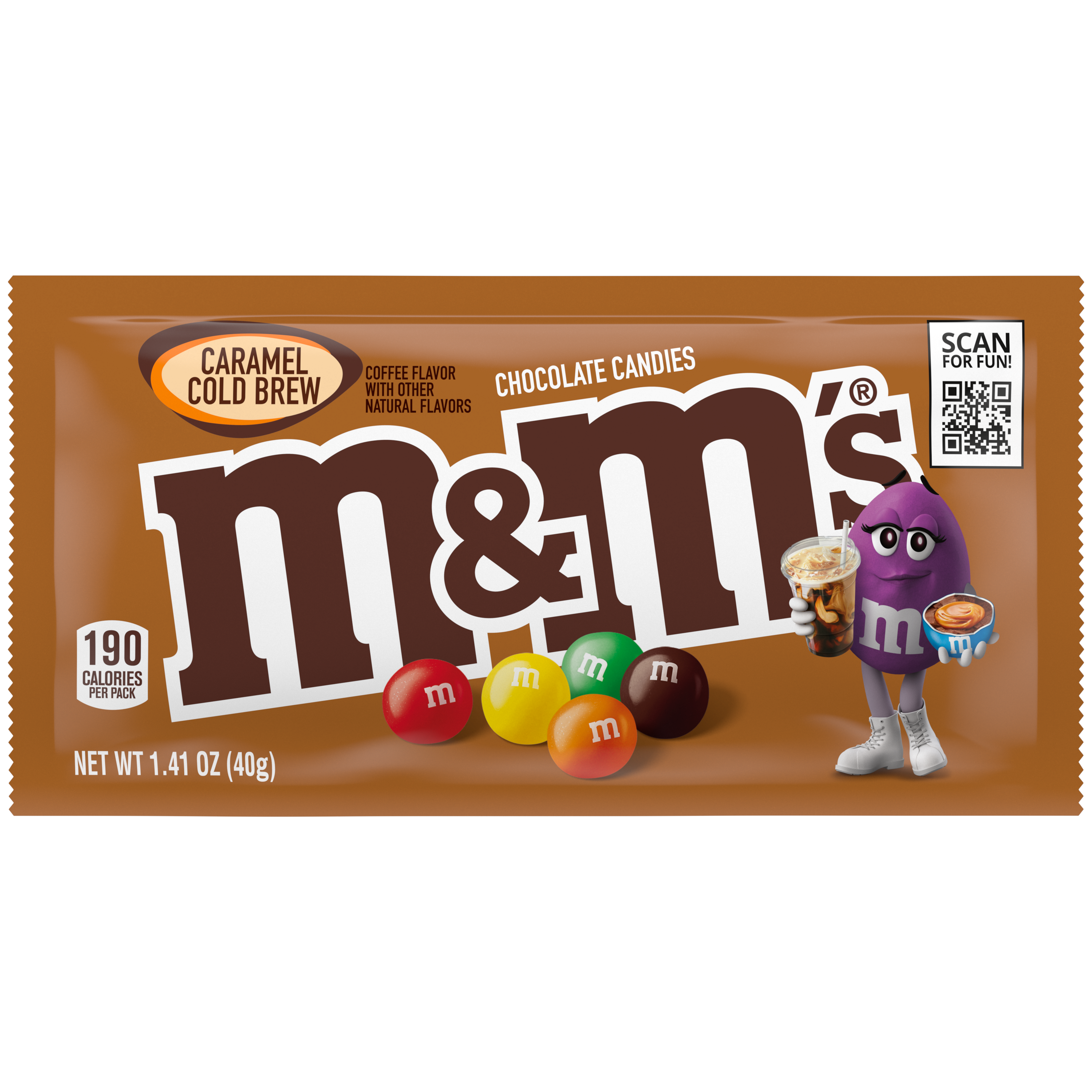 Grandpa Joe's Candy Shop - Vente Friandises enrobées de chocolat - Caramel infusé à froid M&M 1,41 oz, 24 carats1
