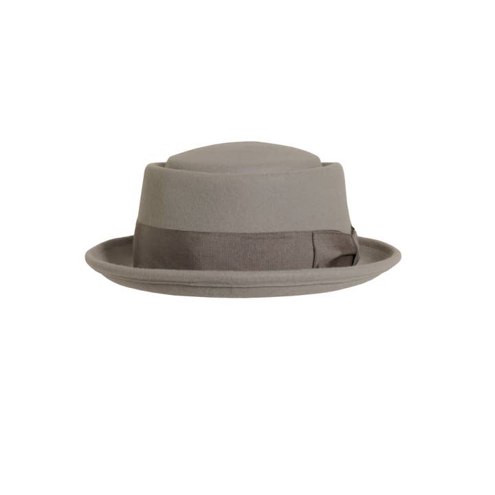 American Hat Makers - Wholesale Fedora - Unisex - Crushable Wool Felt Pork Pie Hat - Style Chi-Town