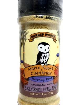 Maple Sugar and Cinnamon - 5 oz Shaker Jar for wholesale by Barred Woods Maple