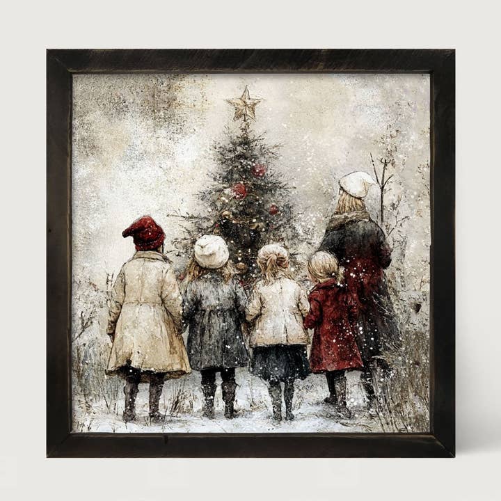 Children at Christmas Time for wholesale by ginger blue