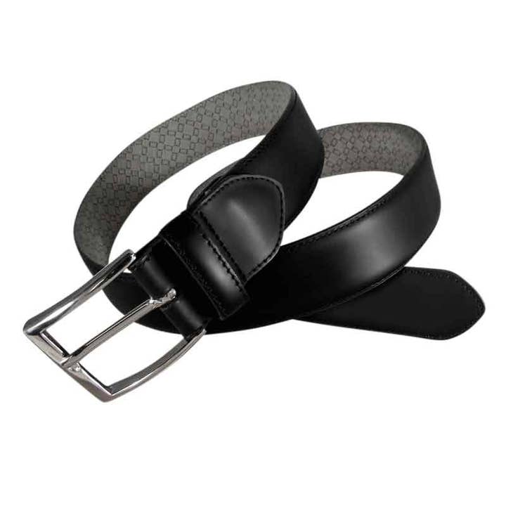 Leyva Novo Antic zwarte leren riem voor heren voor wholesale door LEYVA