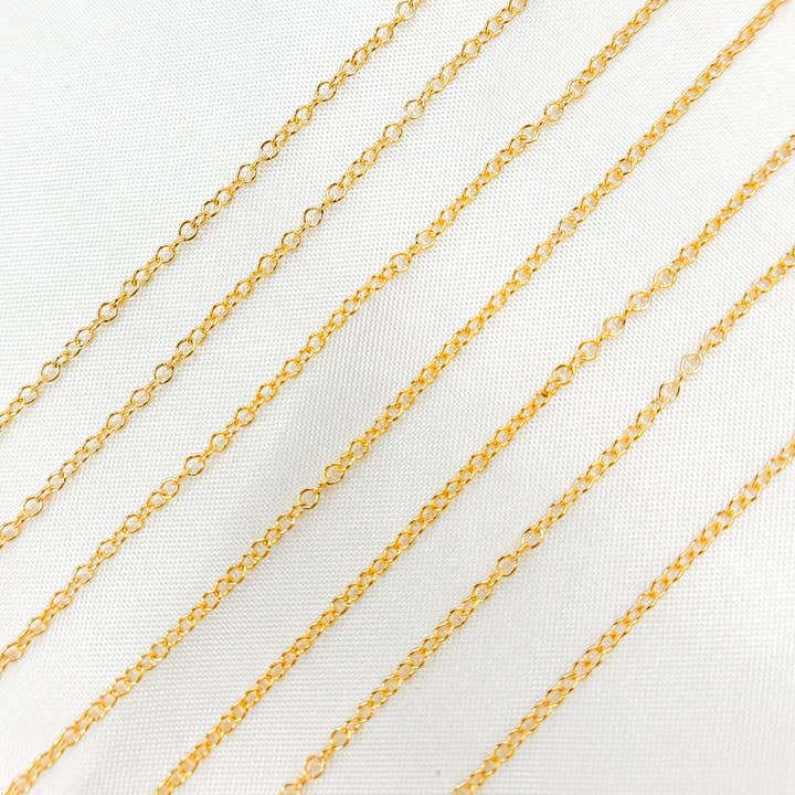 Tresor Jewelry Inc. - Wholesale Link & Chain Necklace - 1322GF. 14K Gold Filled Cable Chain3