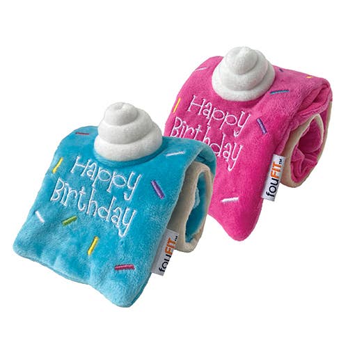foufouBRANDS - Wholesale Pet Plush Toy - Dog - Hide 'n Seek Birthday Roll Cake16