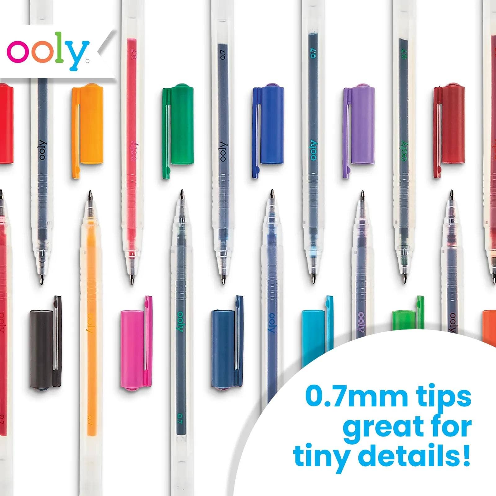 OOLY - Wholesale Pen - Color Luxe: Fine Tip Gel Pens (Set of 12)1