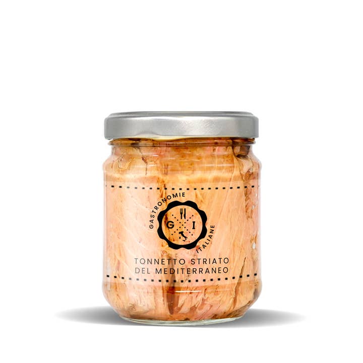 Gastronomie Italiane - Wholesale Tinned Fish - Striped Mediterranean Tuna in Olive Oil 212 ml