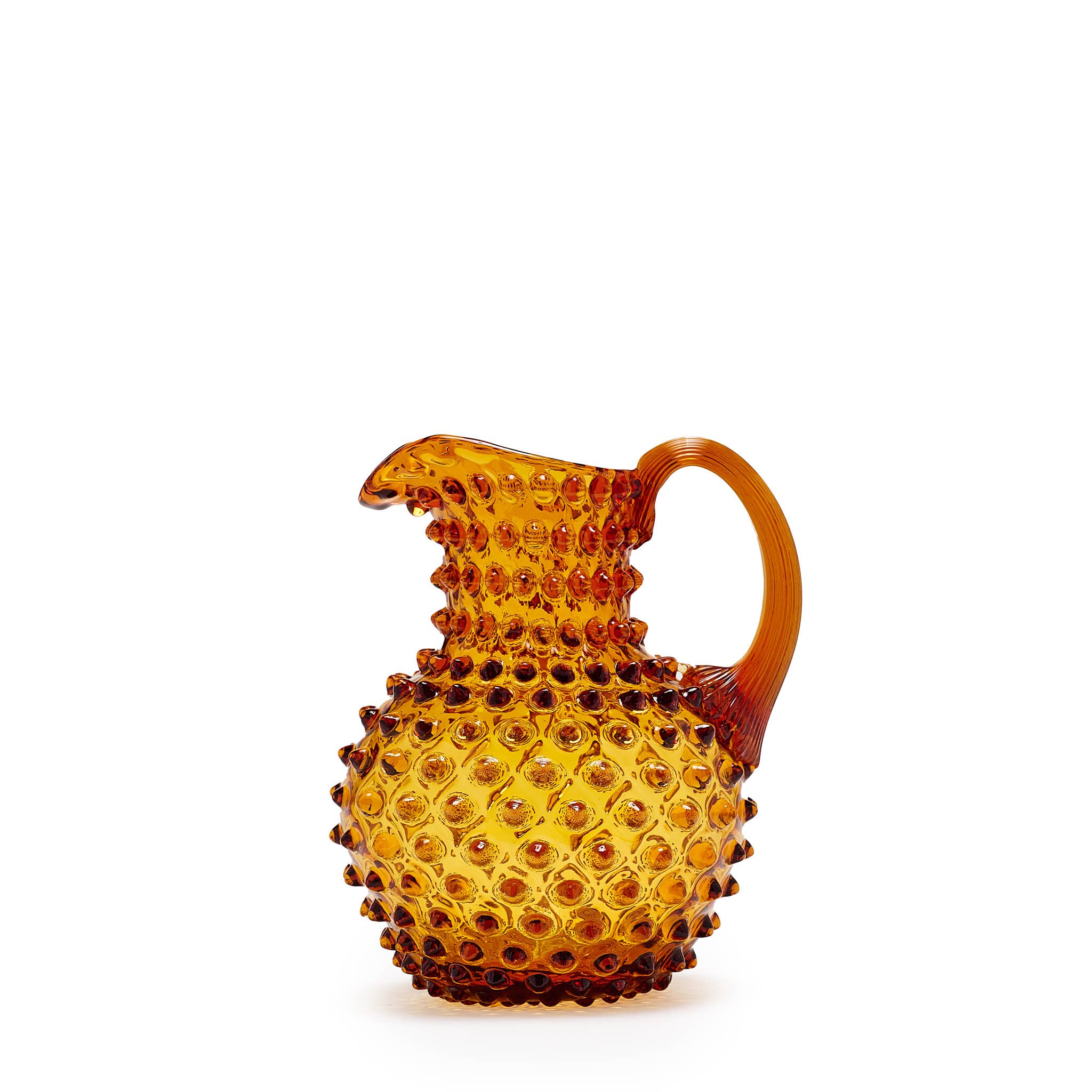 Maure Luxury Gifts - Wholesale Jug - Hobnail Creamer | Saffron Light | 1L | Bohemian Crystal0