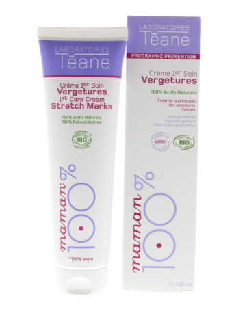 LABORATOIRES TEANE – wholesale Belly oil/butter – Maternity – Stretch Marks 1st Care Cream Certified Organic 150ml Prevention1