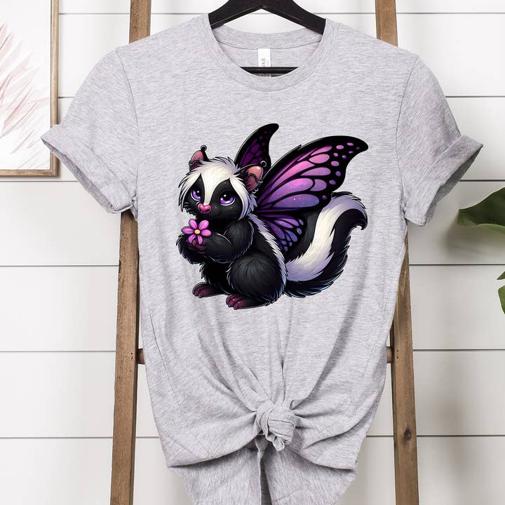Skunk T-shirt for wholesale by Hot Mess Apparel